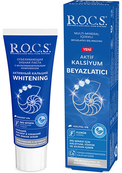 Diş Macunu - Kalsiyum Beyazlatıcı - 75 ml