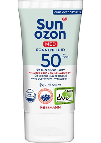 Med Güneş Koruyucu Yüz Kremi 50SPF - - 50 ml