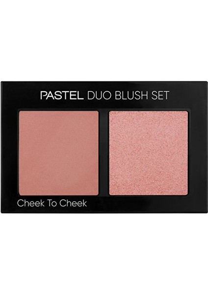 Profashion Duo Blush Set Cheek To Cheek - No:10 Hot Pink - 1 Adet