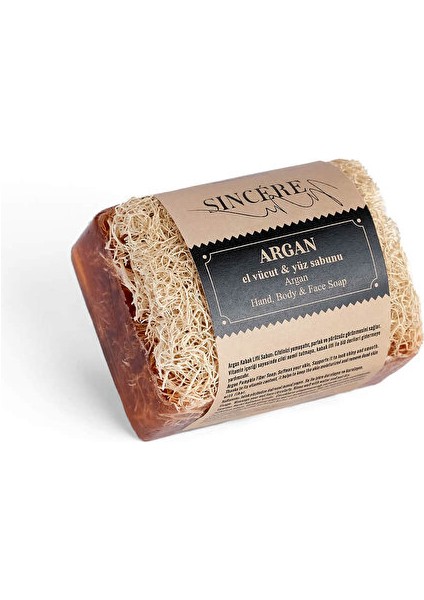 Kabak Lifli Sabun - Argan - 120 gr