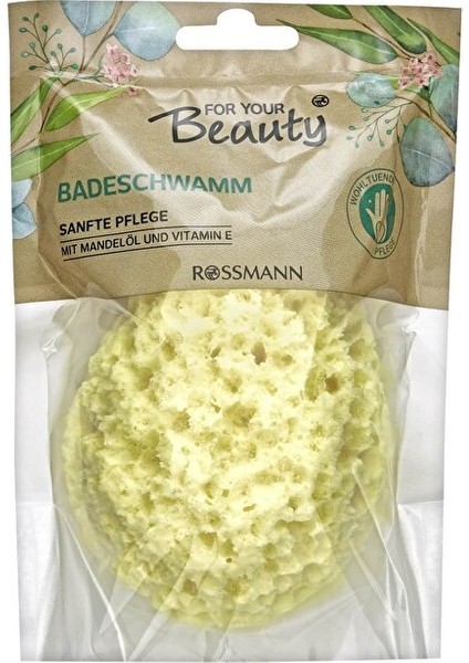 Banyo Süngeri - Badem Yağı ve E Vitaminli -