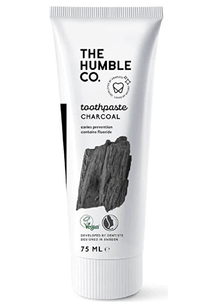 Doğal Paste Diş Macunu - Charcoal - 75 ml