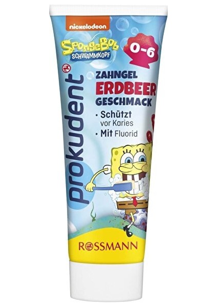 Sünger Bob Jel Diş Macunu - 0-6 Yaş - 75 ml