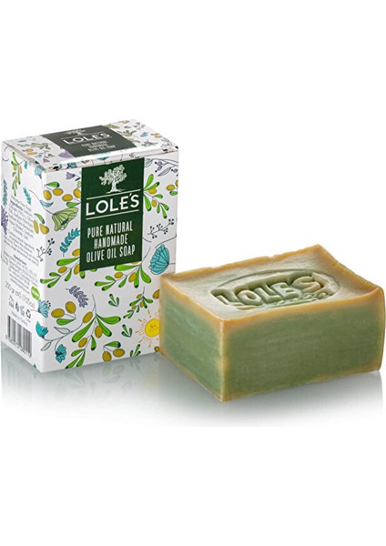 Zeytinyağlı Katı Sabun - El Yapımlı Güneşte Kurutulmuş - 200 gr