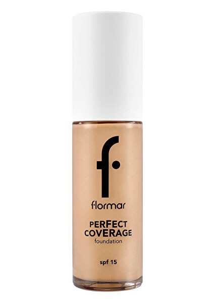 Perfect Coverage Yüksek Pigmentli & Yarı Parlak Bitişli SPF15 Fondöten - 121 Golden Neutral - 30 gr