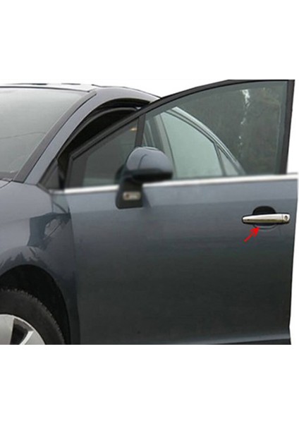 Citroen C4 Hb Krom Kapı Kolu (4 Kapı Paslanmaz Çelik) - 2005-2010 Modeller fiyatları