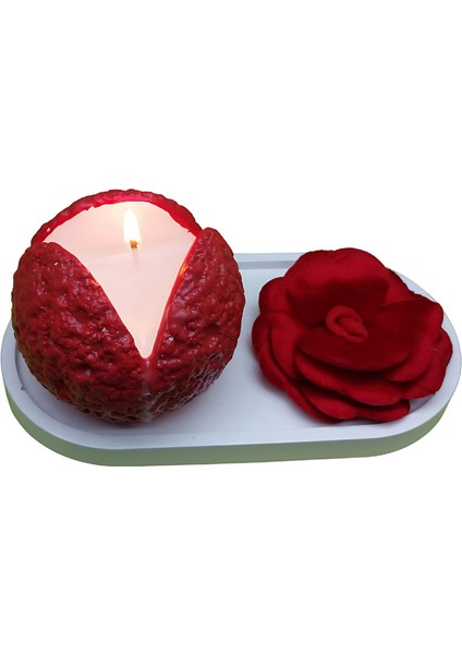 Meteor Tasarımlı Taş Mumluk