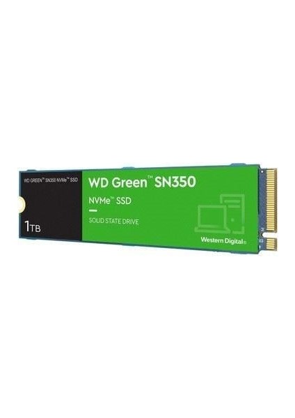 1tb Green SN350 WDS100T3G0C 2400-1850MB/S M2 Nvme Gen3 Disk