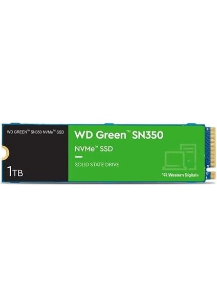 1tb Green SN350 WDS100T3G0C 2400-1850MB/S M2 Nvme Gen3 Disk