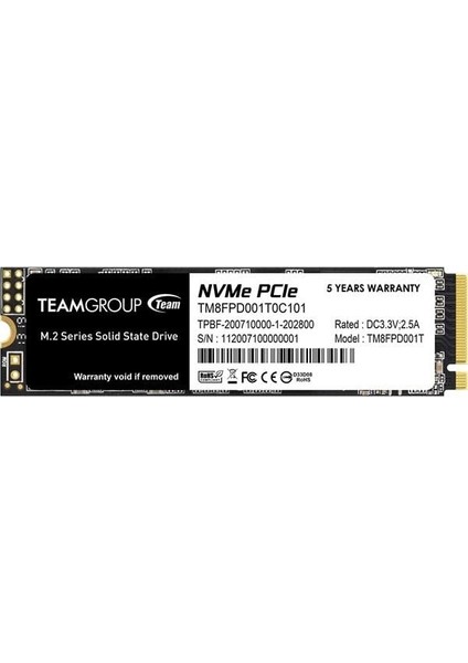1tb MP33 Pro TM8FPD001T0C101 2100- 1700MB/S M2 Nvme Disk