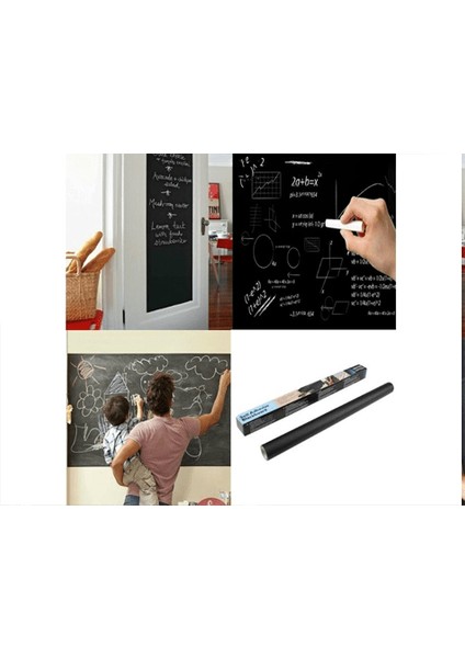 Yapışkanlı Kara Tahta-Yazı Tahtası: Sticker Blackboard