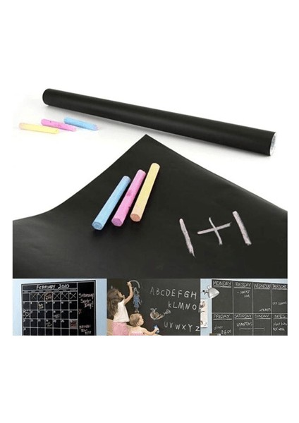 Yapışkanlı Kara Tahta-Yazı Tahtası: Sticker Blackboard