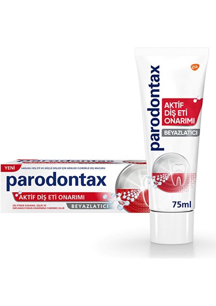 Diş Macunu - Aktif Diş Eti Onarımı Beyazlatıcı - 75 ml