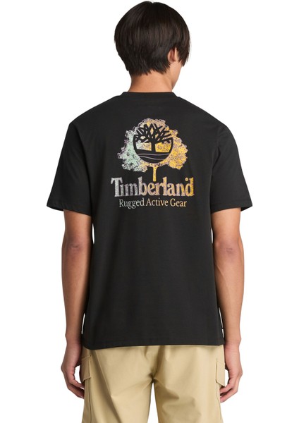 Rugged Active Gear Back Graphic Tee Erkek Siyah Tshirt TB0A6DMA0011 fiyatları