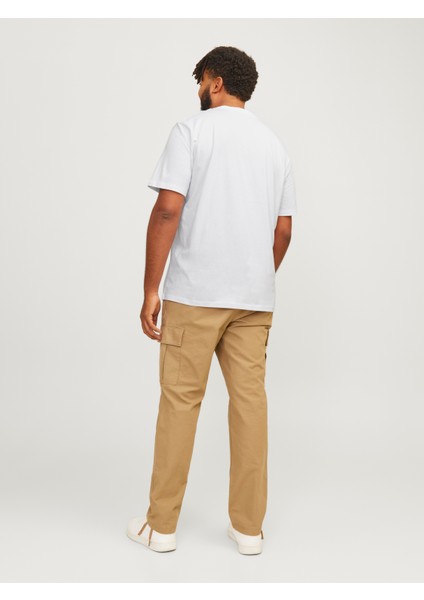 Jack Jones Jorvesterbro Tee Ss Crew Neck Noos Pls Erkek Beyaz Büyük Beden Tshirt 12248177-01 fiyatları