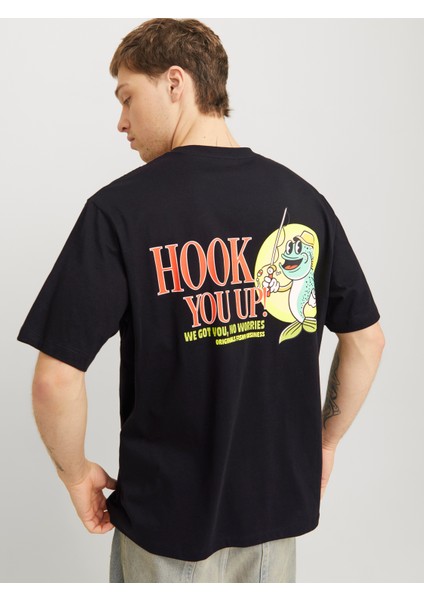 Jack Jones Jorbıgwıg Tee Ss Crew Neck Tg Erkek Siyah Tshirt 12275396-02 fiyatları