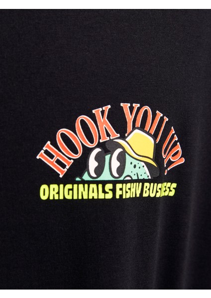 Jack Jones Jorbıgwıg Tee Ss Crew Neck Tg Erkek Siyah Tshirt 12275396-02 indirimleri