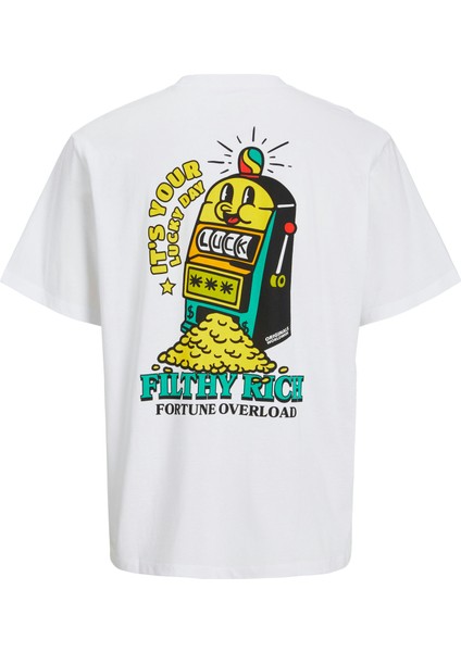 Jack Jones Jorbıgwıg Tee Ss Crew Neck Tg Erkek Beyaz1 Tshirt 12275396-99 fiyatları