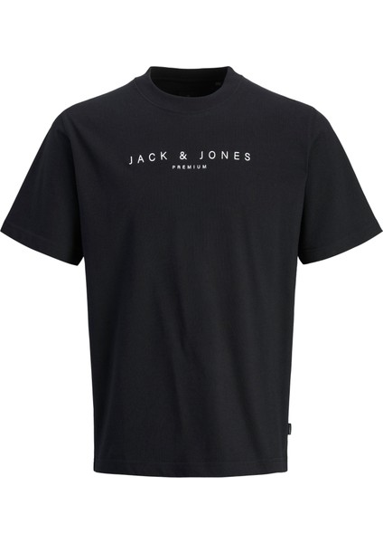 Jack Jones Jprccjayson Ss Tee Erkek Siyah Tshirt 12275186-02