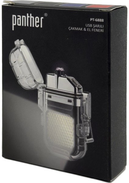 Panther PT-6888 USB Şarjlı Çakmak-Fener modelleri