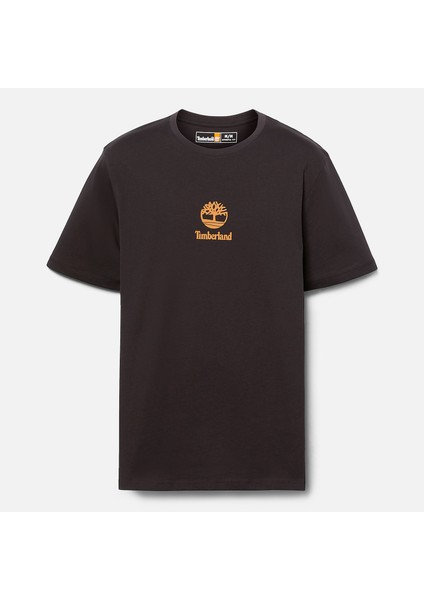 Print Stack Logo Short Sleeve Tee Erkek Siyah Tshirt TB0A6WWT0011 indirimleri