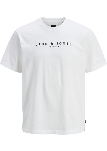 Jack Jones Jprccjayson Ss Tee Erkek Beyaz Tshirt 12275186-01