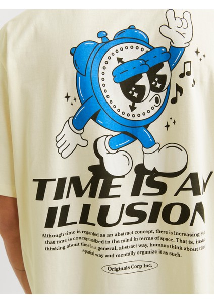 Jack Jones Jorbıgwıg Tee Ss Crew Neck Tg Erkek Bej Tshirt 12275396-06 indirimleri