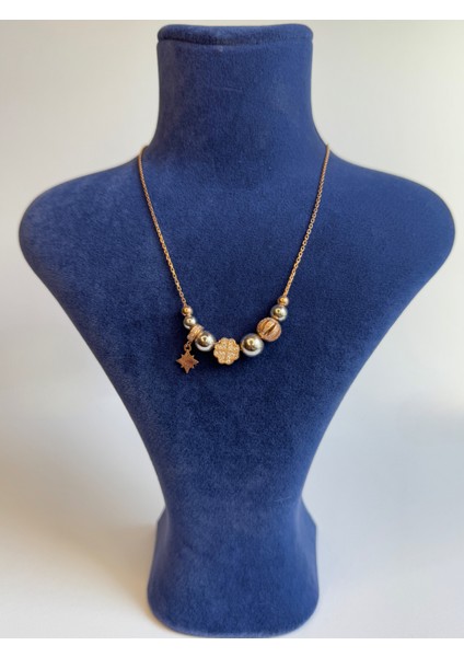 925 Ayar Gümüş Bronz Kolye