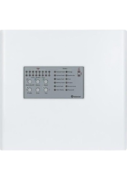 TFP-4408 Konvansiyonel 8 Bölgeli Yangın Alarm Paneli Metal Kasa