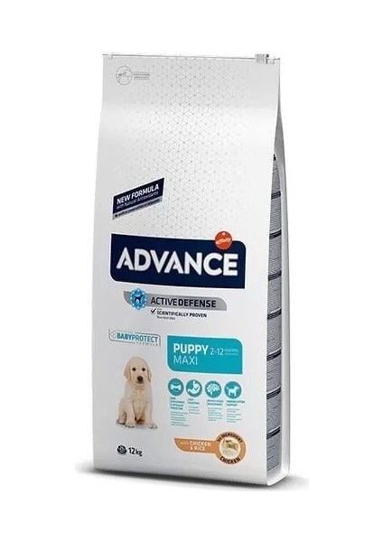 Puppy Maxi Tavuklu Büyük Irk Yavru Köpek Maması 12 kg