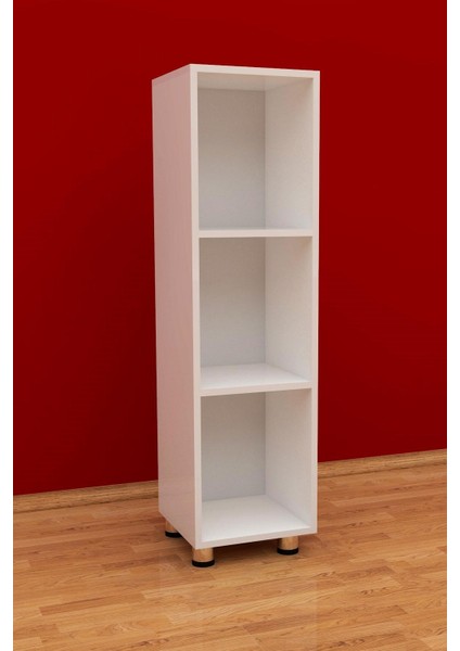 Modüler Ofis Dolabı Evrak ve Kitaplık 3G-003-AD-BEYAZ / 35x35x130h fiyatları