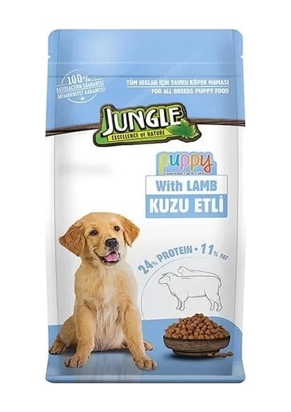 Kuzu Etli Yavru Köpek Maması 15 kg