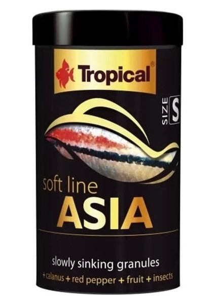 Softline Asia Asya Kökenli Balıklar İçin Renklendirici Balık Yemi Small 100 ml 50 gr