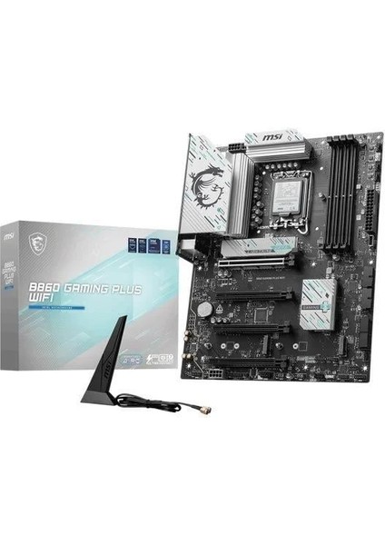 Msı B860 Gamıng Plus Wıfı-7 Ddr5 Hdmı-Dp Pcıe 5.0 1851P Atx