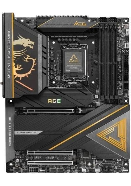 Msı Meg Z890 Ace Ddr5 Thunderbolt-Hdmı-Dp Pcıe 5.0 1851P Atx