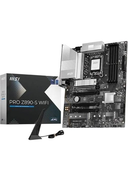 Msı Pro Z890-S Wıfı-7 Ddr5 Thunderbolt-Hdmı-Dp Pcıe 5.0 1851P Atx