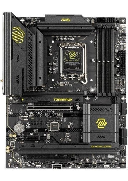 Msı Mag B860 Tomahawk Wıfı7 Ddr5 Hdmı-Dp Pcıe 5.0 1851P Atx