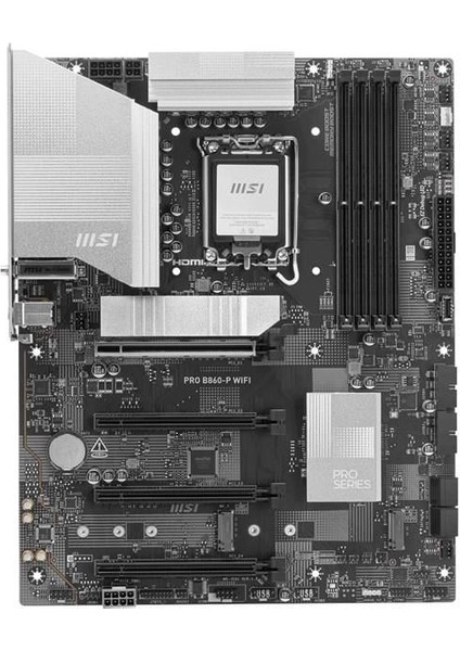 Msı Pro B860-P Wıfı7 Ddr5 Hdmı-Dp Pcıe 5.0 1851P Atx