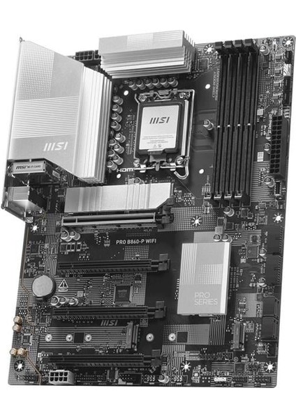 Msı Pro B860-P Wıfı7 Ddr5 Hdmı-Dp Pcıe 5.0 1851P Atx
