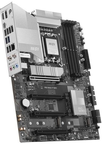 Msı Pro B860-P Wıfı7 Ddr5 Hdmı-Dp Pcıe 5.0 1851P Atx