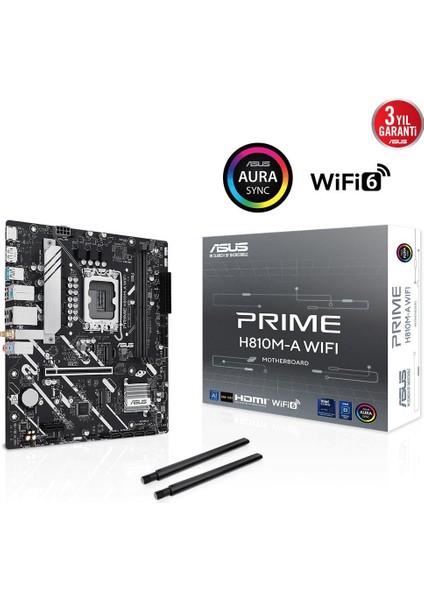 Prıme H810M-A Wıfı Soket 1851 Anakart
