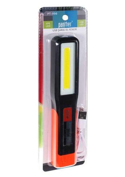 PT-998 Xpe LED USB Şarjlı El Feneri Kampanya