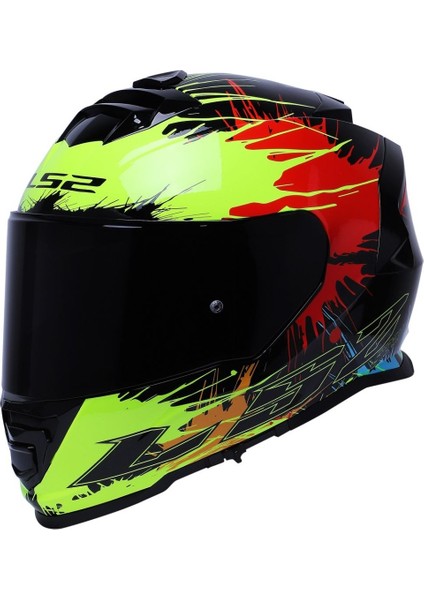 Storm 2 Drop Kapalı Motosiklet Kaskı Siyah Camlı