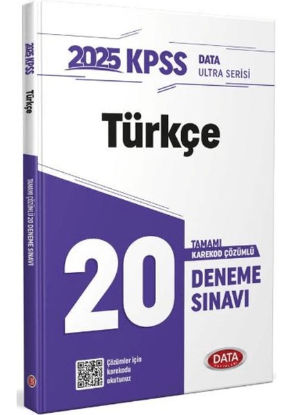 2025 Kpss Ultra Serisi Türkçe 20 Deneme Sınavı