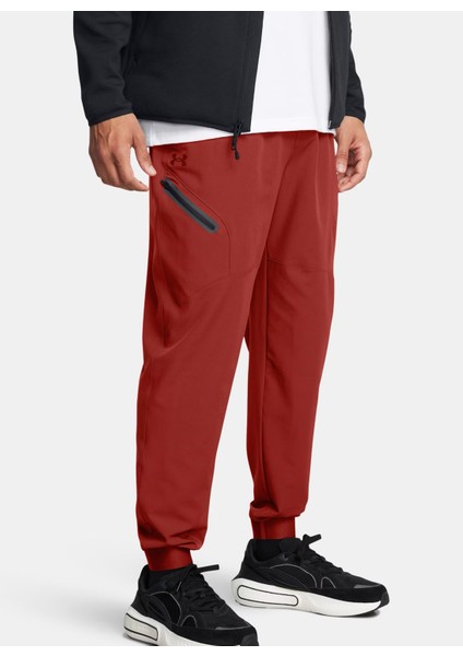 Turuncu Erkek Lastikli Bel Normal Kalıp Eşofman Altı 1388823-840 Ua Unstoppable Joggers