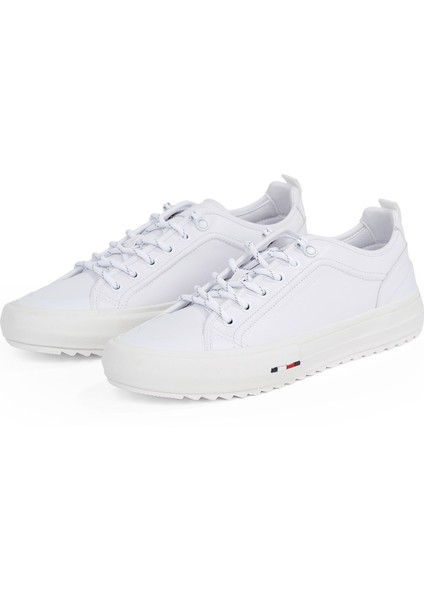 Beyaz Erkek Sneaker Th Hı Vulc Cleat Low Lth