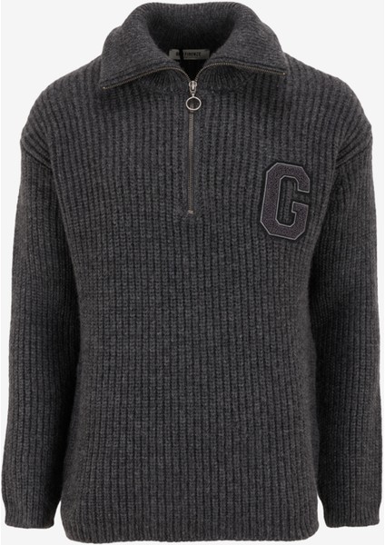 Gmg Fırenze Bisiklet Yaka Regular Fit Antrasit Erkek Kazak GU24MFW04020