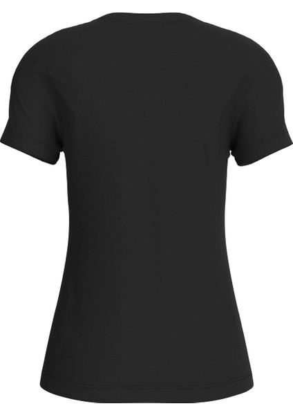 Bisiklet Yaka Düz Siyah Kadın T-Shirt J20J224990BEH modelleri