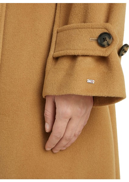 Deve Tüyü Kadın Kaban Reg Yün Blend Db Belted Coat
