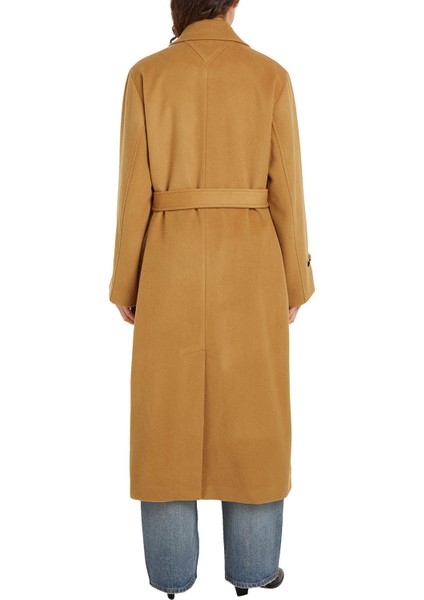 Deve Tüyü Kadın Kaban Reg Yün Blend Db Belted Coat